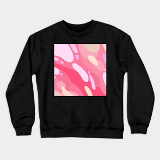 Pink Abstract Crewneck Sweatshirt